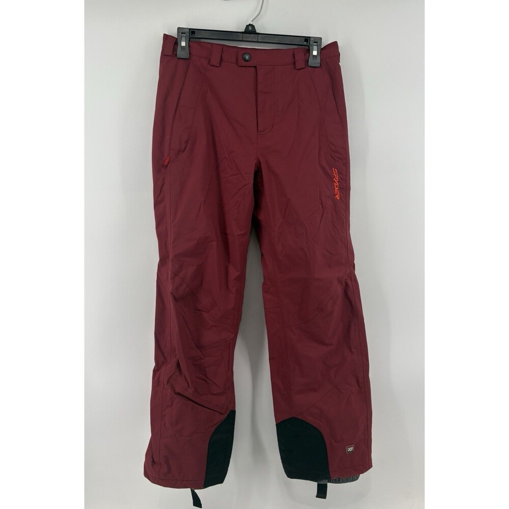 Spyder XT Women’s Maroon Ski Snow Pants Size 6 Black Colorblock Accents